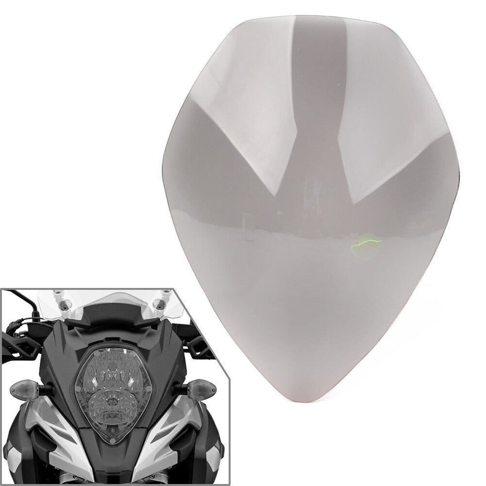 Smoke Headlight Guard Shield Screen Lens for Suzuki V-Strom DL650/1000 2017-2019 Q