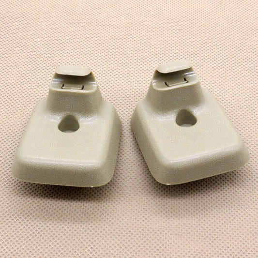 2-Piece Interior Sunshade Clip Bracket for Ford F-150 2009-2014 (Camel Brown) AL3Z1504132AB