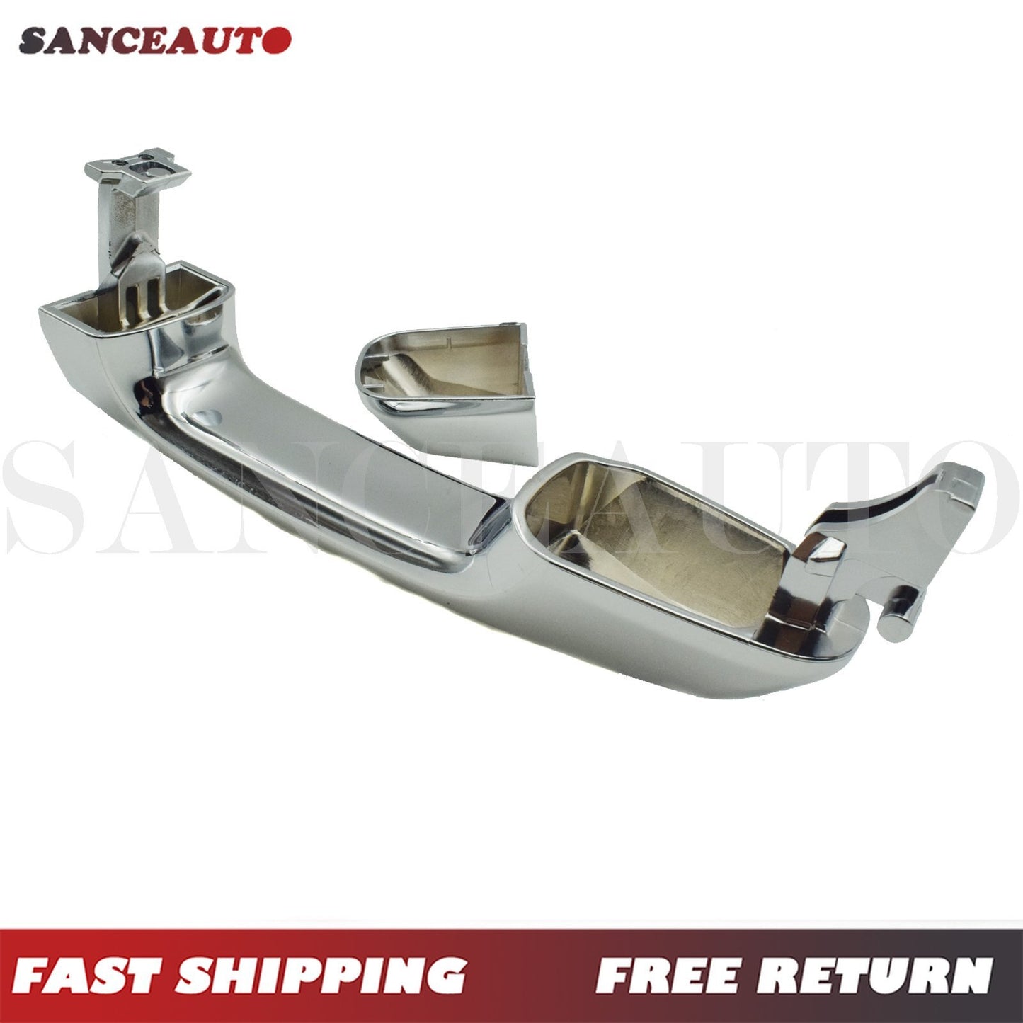 Chrome exterior door handles for 2010-2021 4Runner and for Lexus GX460, front left. n