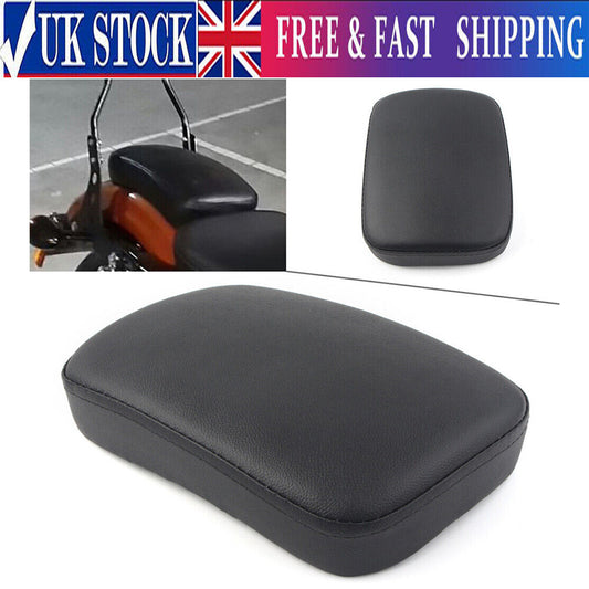Motorcycle Rear Passenger Cushion 8 Suction Cups Pillion for Seat Pad for Harley