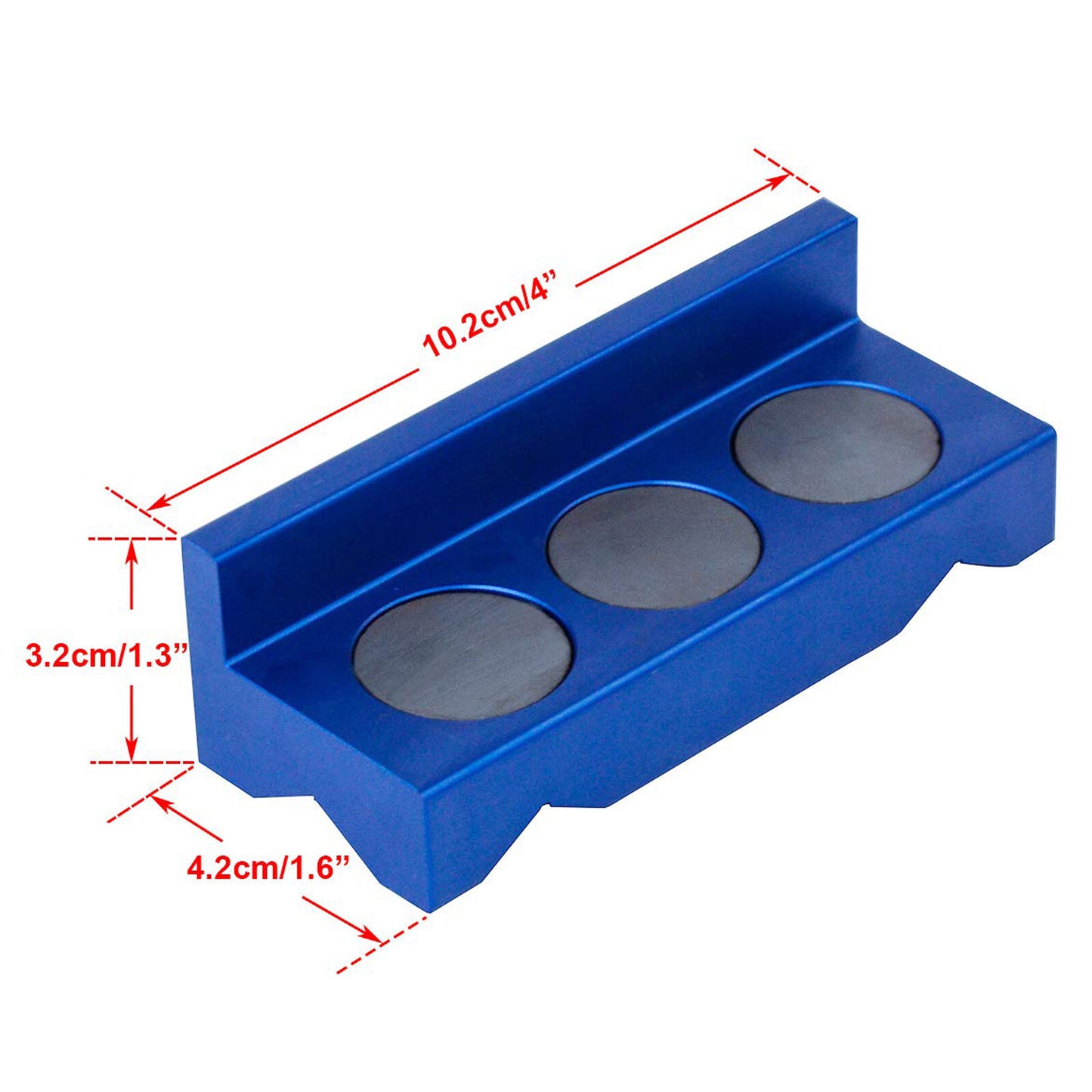 Blue For Hose End Fitting Vise Jaw Insert + Adjustable Spanner Wrench Aluminum