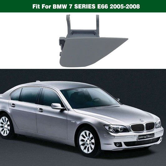 Front Left Headlight Lamp washer nozzle Cover Cap for BMW 7Series E66 2005-2008 Q