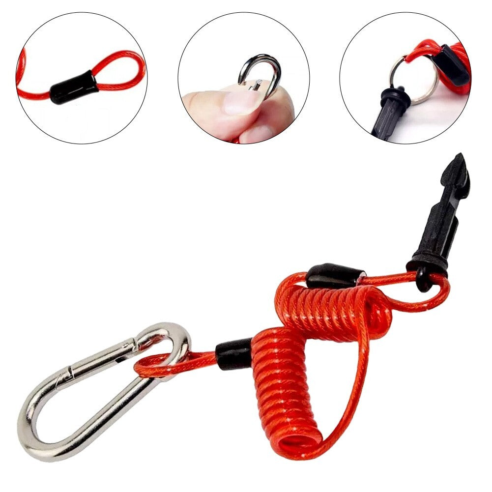 Trailer Safety Electric Breakaway Cable Brake Away Switch Caravan Camper Car v