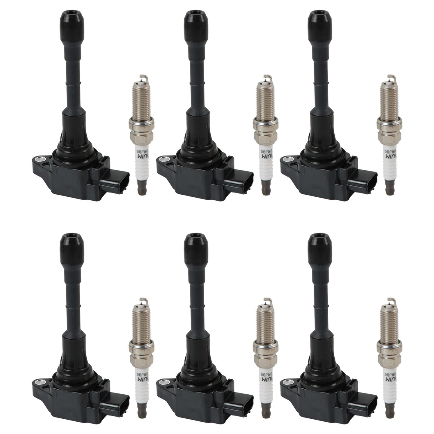 6X Ignition Coils+6 Iridium Spark Plugs for Infiniti Q50 for Nissan Maxima 3.5 UF550
