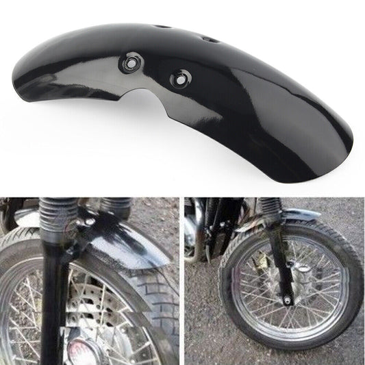 ABS Black Short Front Fender Mudguard For Scrambler / Thruxton 900