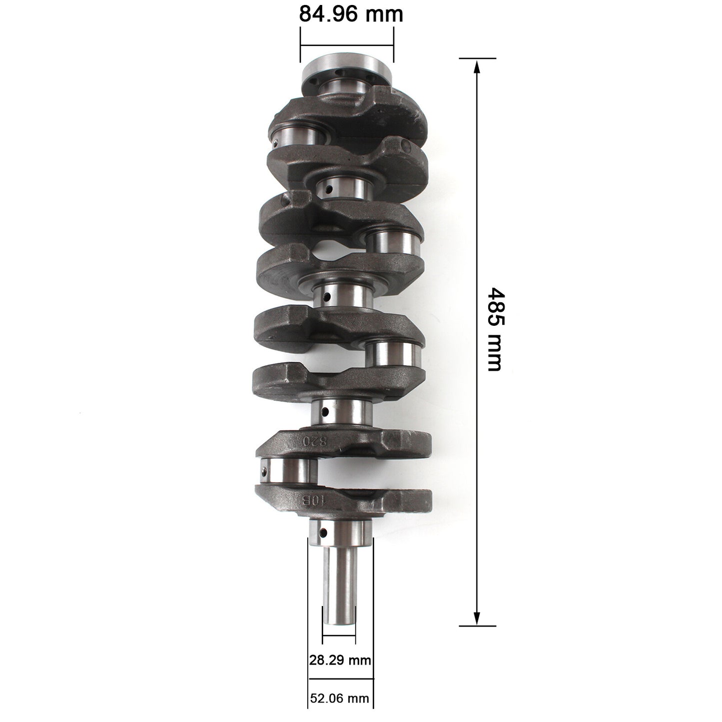 Main rod Bearing Set + Crankshaft Fits for 2.0L Turbo for Hyundai Sonata for Kia Optima
