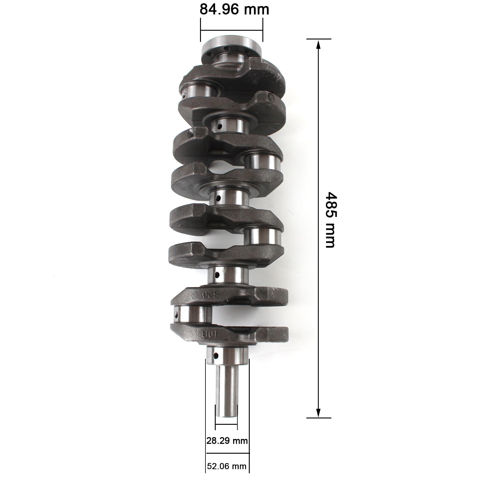 Main rod Bearing Set + Crankshaft Fits for 2.0L Turbo for Hyundai Sonata for Kia Optima