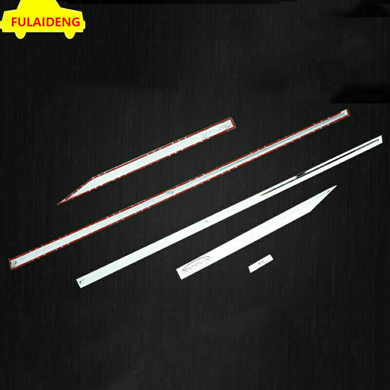 6X for Toyota for Camry 2018-2023 Chrome Door Body Side Molding Strips Cover Trim