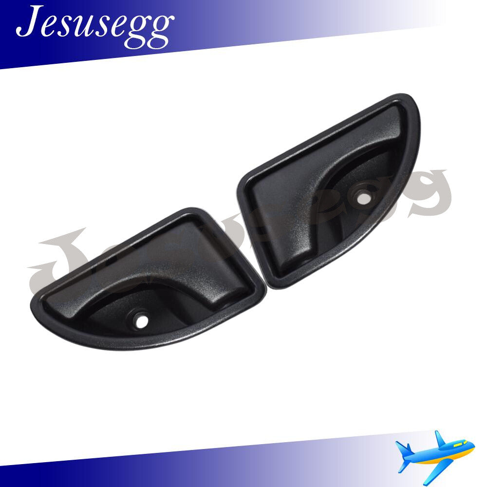 Pair Front RHLH Door Handle Opener Inside Black for Renault Twingo 1993-2007 Q