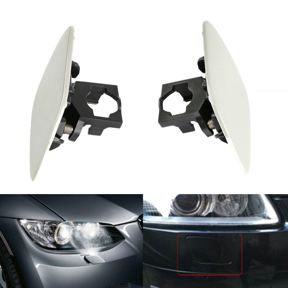 pair of front bumper headlight washer caps (L+R) suitable for BMW E92 Coupe, E93 328i, 335i