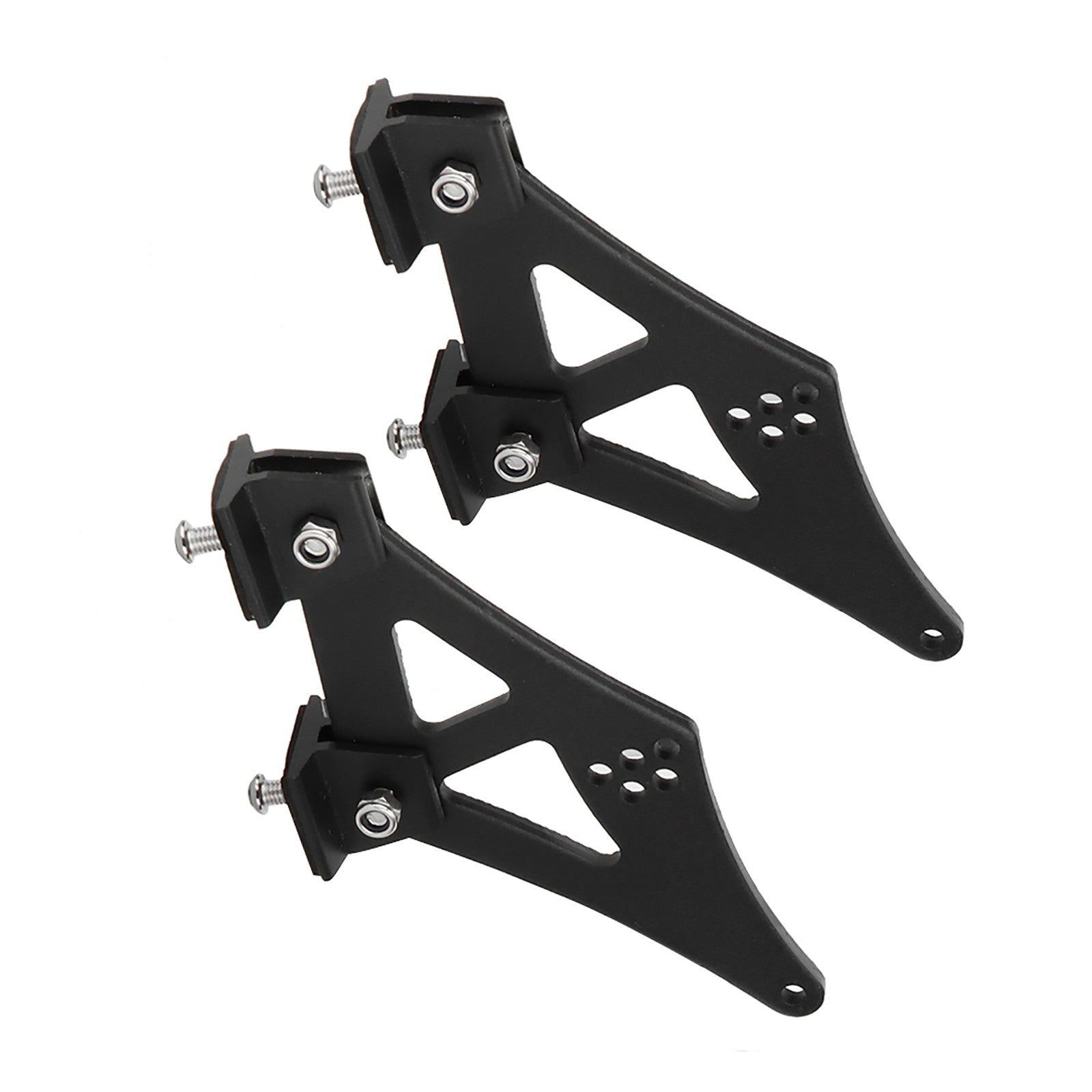 Qii Lu Car Rear Wing Trunk Racing Tail Spoiler Legs Mount Brackets Universal CNC Q