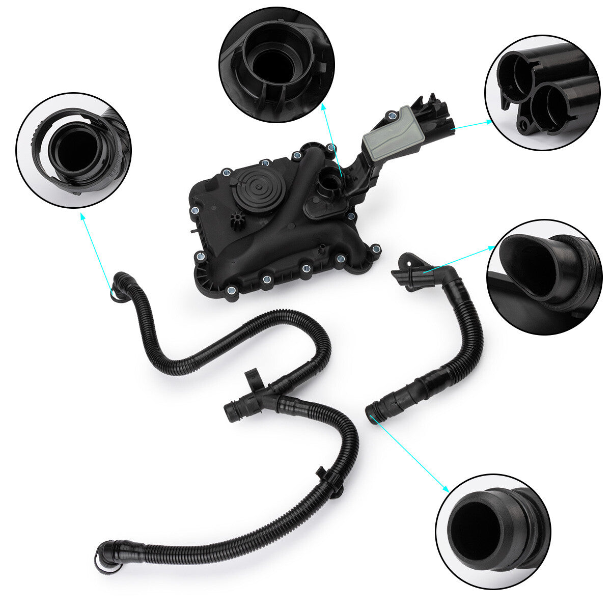 06E103547AB Oil Separator PCV Valve Vent Trim for Audi Q7 for A8 Q5 S4 for A6 A7 3.0TFIS