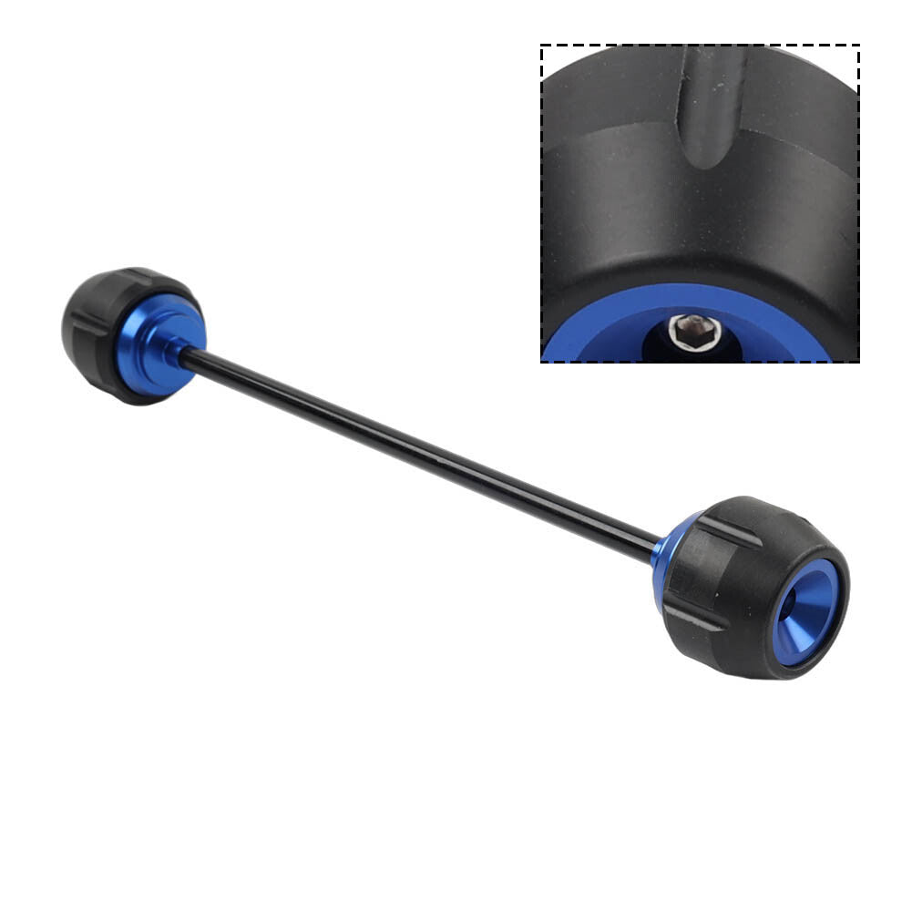 Front Wheel Axle Fork Crash Slider for Kawasaki Z900 2017-2019 blue