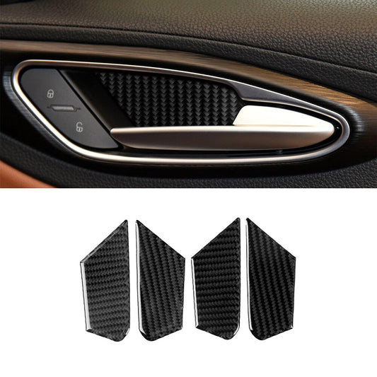 Red Carbon Fiber Front Door Control Cover For Colorado 2004-2012/ for Canyon 2005-12 v
