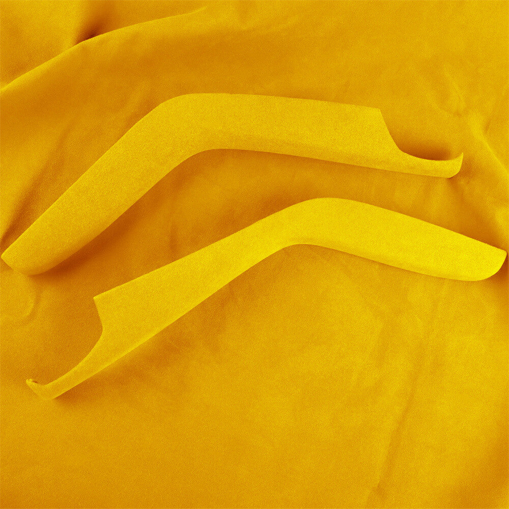 Suede Yellow Central Control Gear Shift Side Panel Cover for Honda for Civic 2016-21