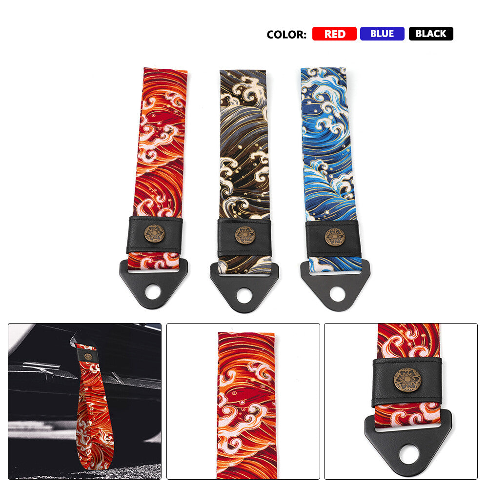 Sports Racing Tow Strap For Front Rear Bumper Tow (without Screws) Q
