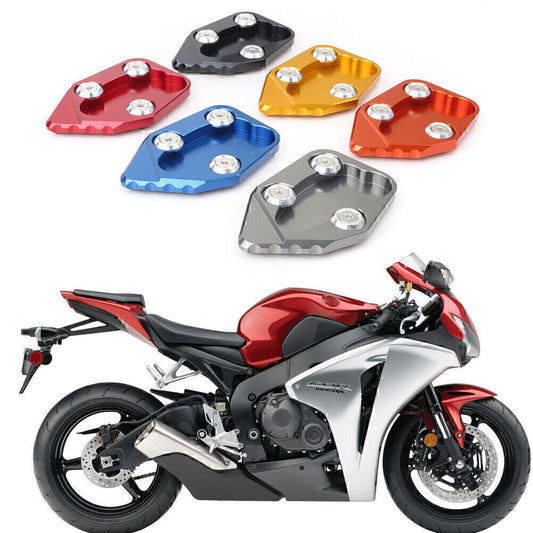 Sidestand Kickstand Extension Side Stand Plate Pad Fit for Honda CBR1000RR 2008-2016 Q