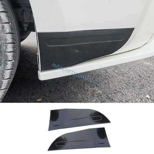 Carbon Fiber Steel Rear Bumper Lip Side Splitter Trim for Toyota for Corolla 20-2024