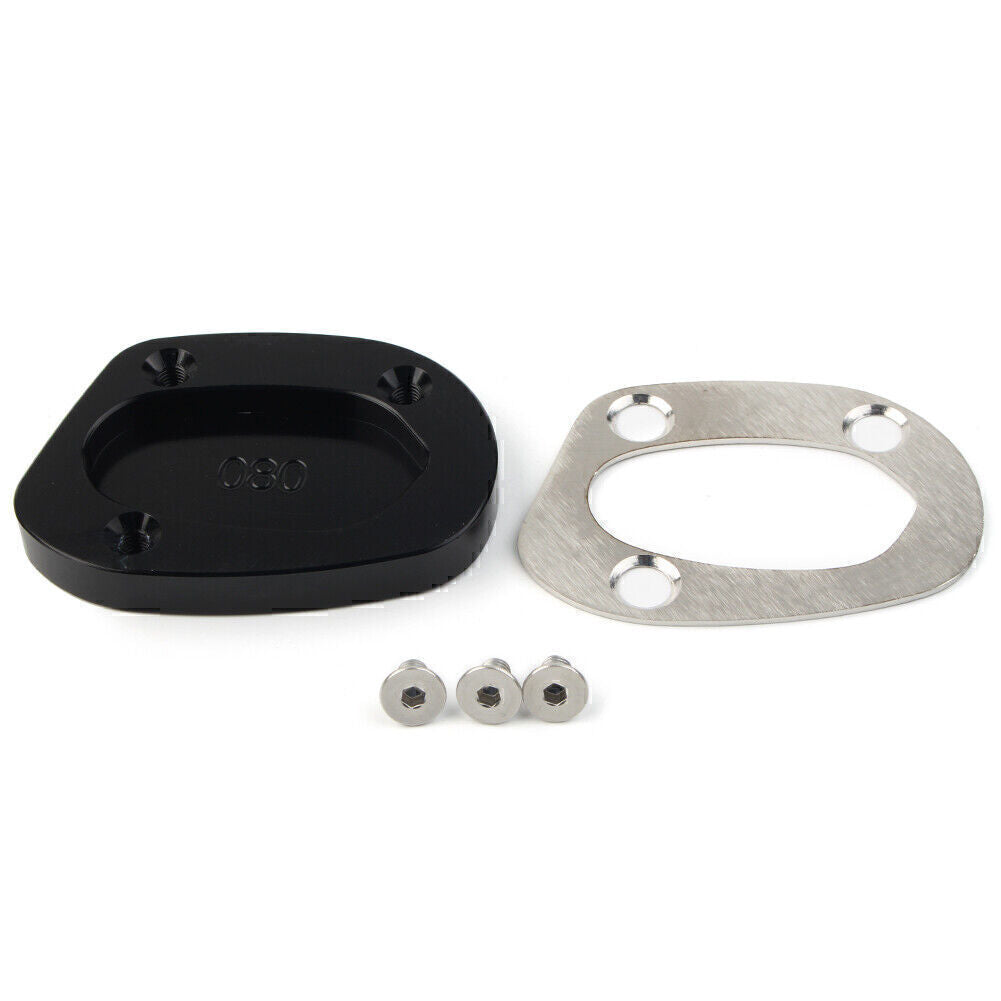 Black Side Stand Extension Kickstand Enlarger Plate for Speed Twin 1200 2019-21 Q