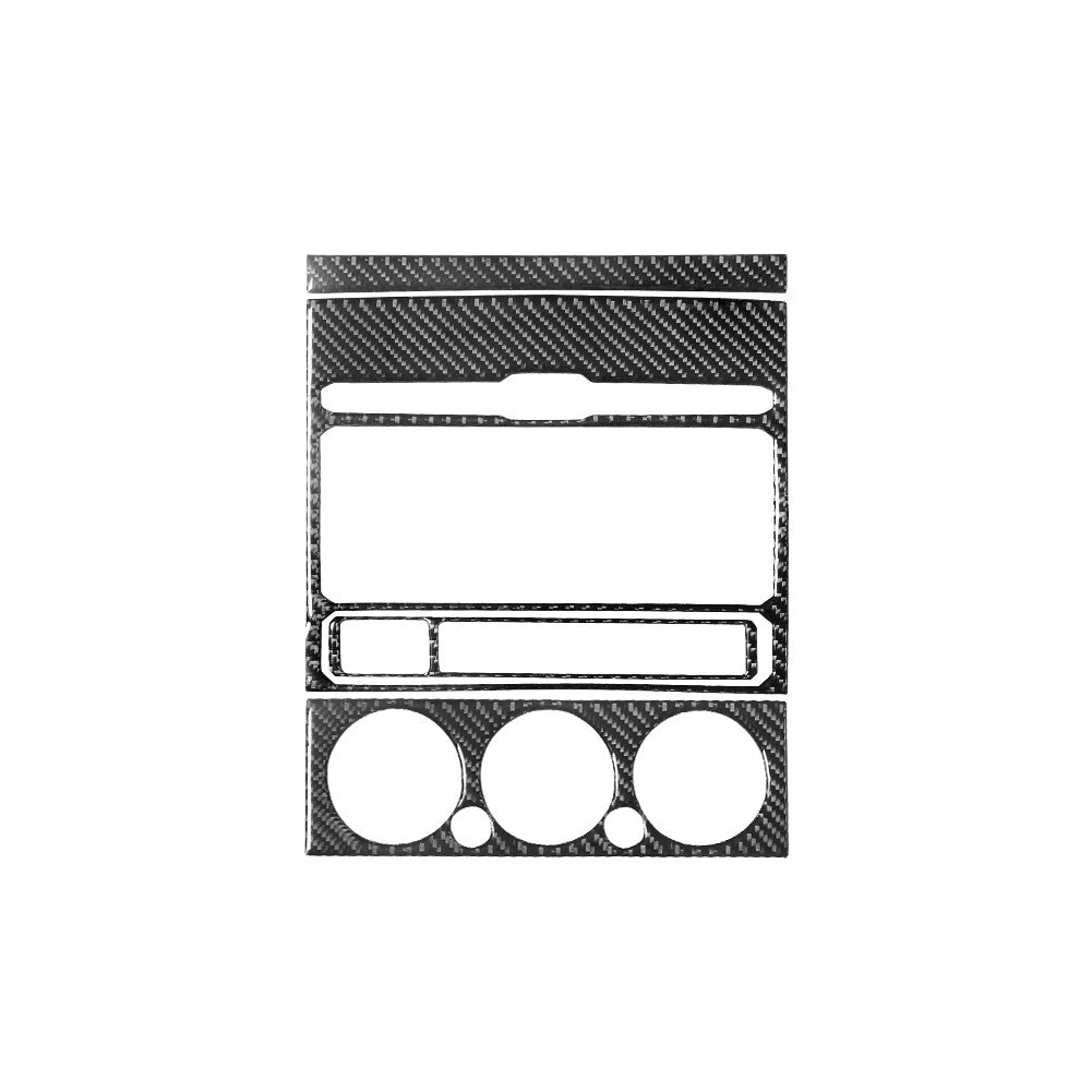 Red Carbon Fiber Interior Gear Shift Panel Cover Trim For Altima 2019-22 v