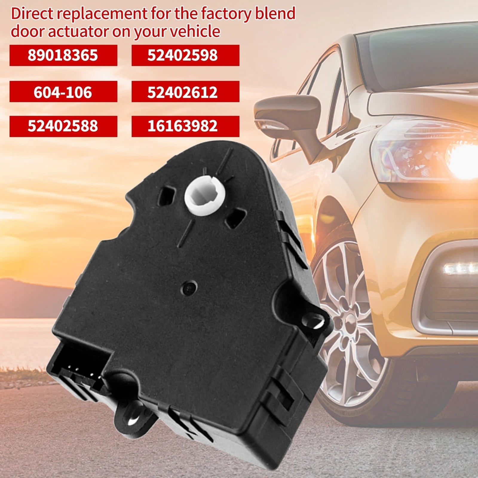 For 1994-2012 for Chevy Silverado for GMC for Sierra HVAC Air AC Blend Door Control Actuator Q