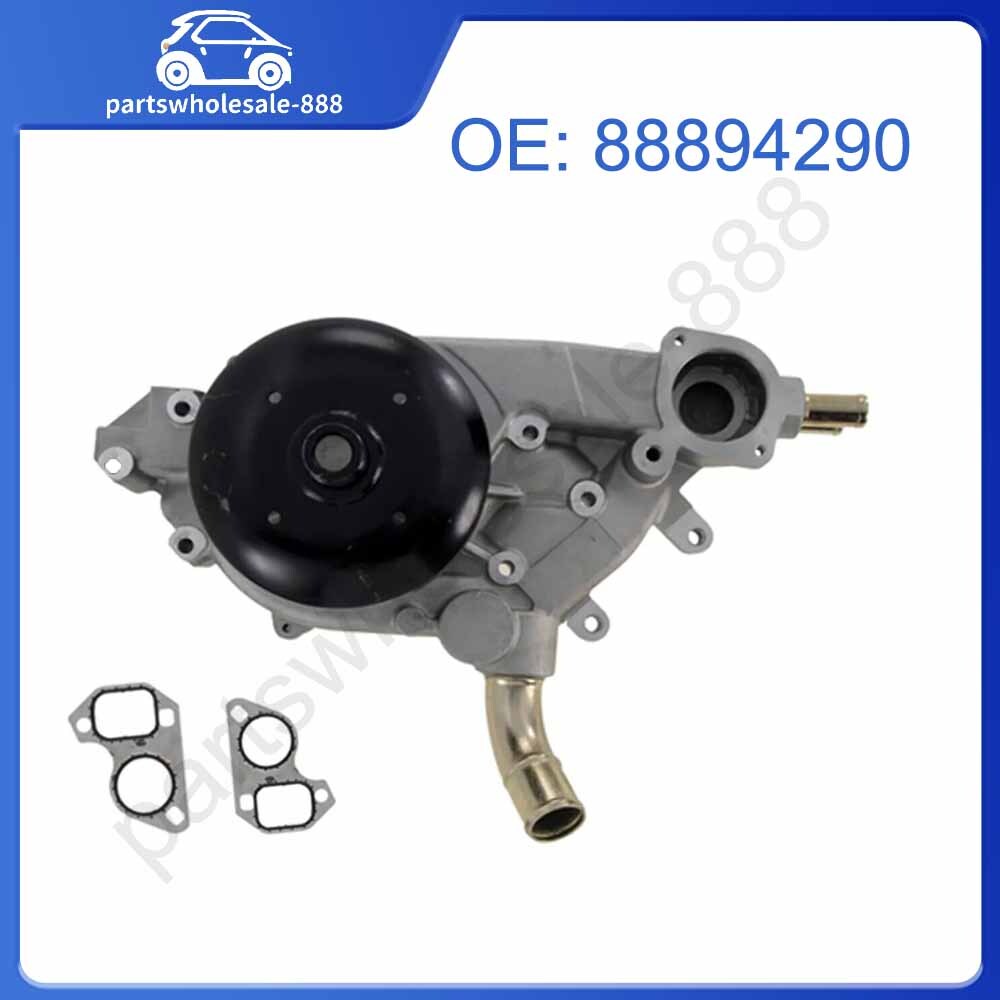 Water Pump w/ Gasket for Chevrolet Silverado for GMC for Sierra for Cadillac 4.8L 5.3L 6.0L
