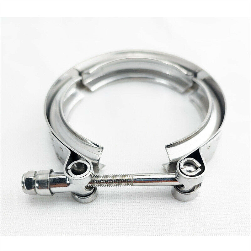 4 V-Band Clamp for Turbo Downpipe Exhaust Pipe Stainless Steel Universal