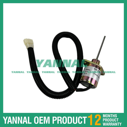 Solenoid valve SA-4310-12 17490-60010 12V, suitable for D1703 engine spare parts.