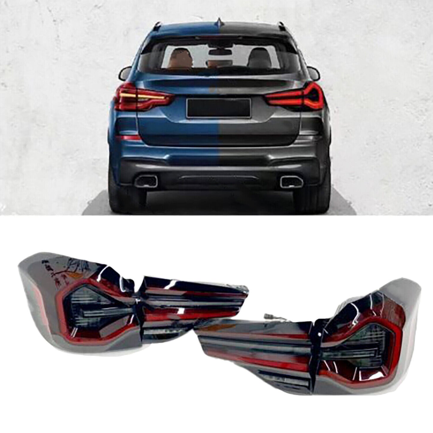 4PCS Upgrade Tail Rear Lights Lamp Fits for BMW X3 G01 G08 looks 2022 2018-2021