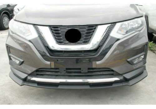 3X for Nissan Rogue 2017-2020 Matte Black Front Bumper Lip Spoiler Guard Refit