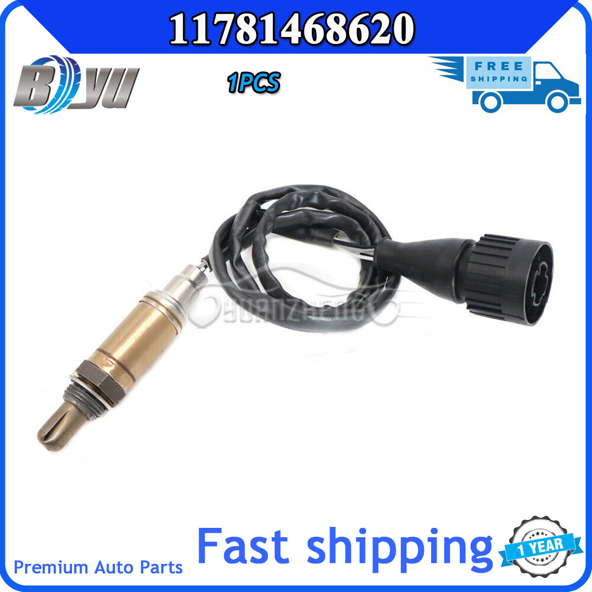 11781468620 is an oxygen (O2) sensor for 91, 92, 93, 94, 95, 525i, 525iT 2.5L, E34, E36, and E32 models. v