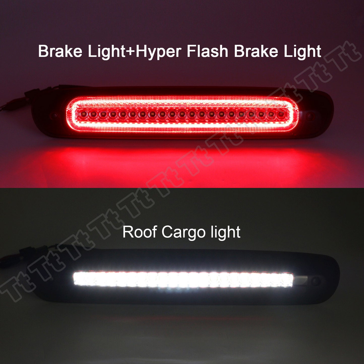 LED Third Brake Light for 07-13 for Silverado for Sierra 1500HD 2500HD 3500HD- v