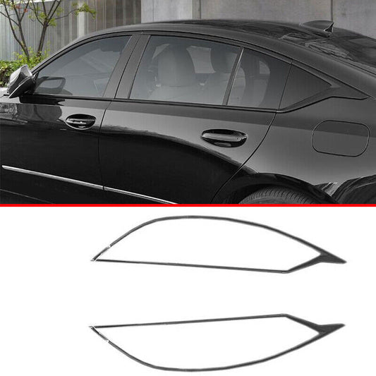 Black Steel Side Window Molding Sill Strip Cover Trim for Cadillac CT5 2020-2024