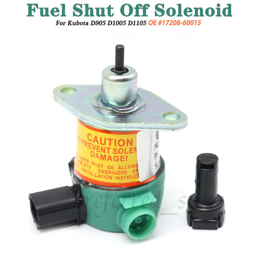 17208-60015 Fuel shut-off solenoid valve suitable for D905, D1005, D1105, V1205, V1305, V1505- v