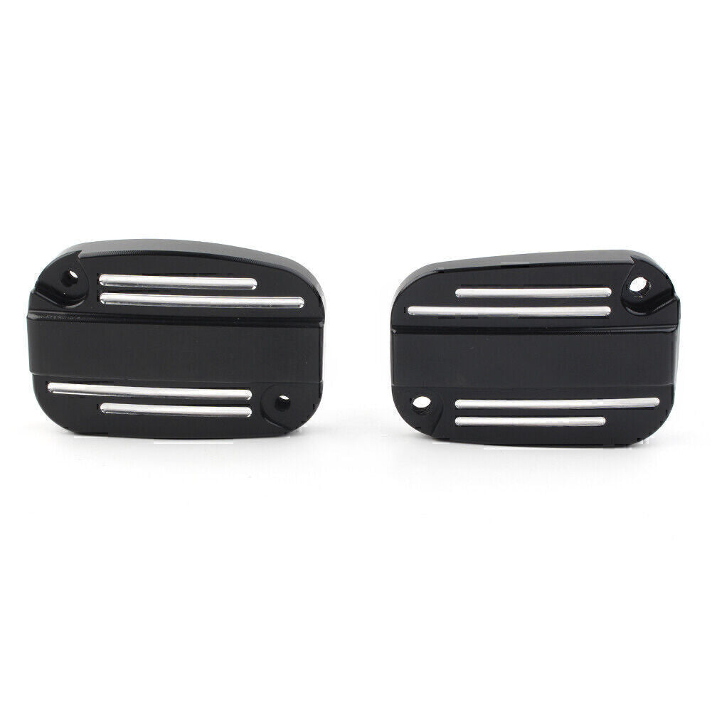 Brake Master Cylinder Cover Cap Left& Right for Harley Touring Street Road Glide Q