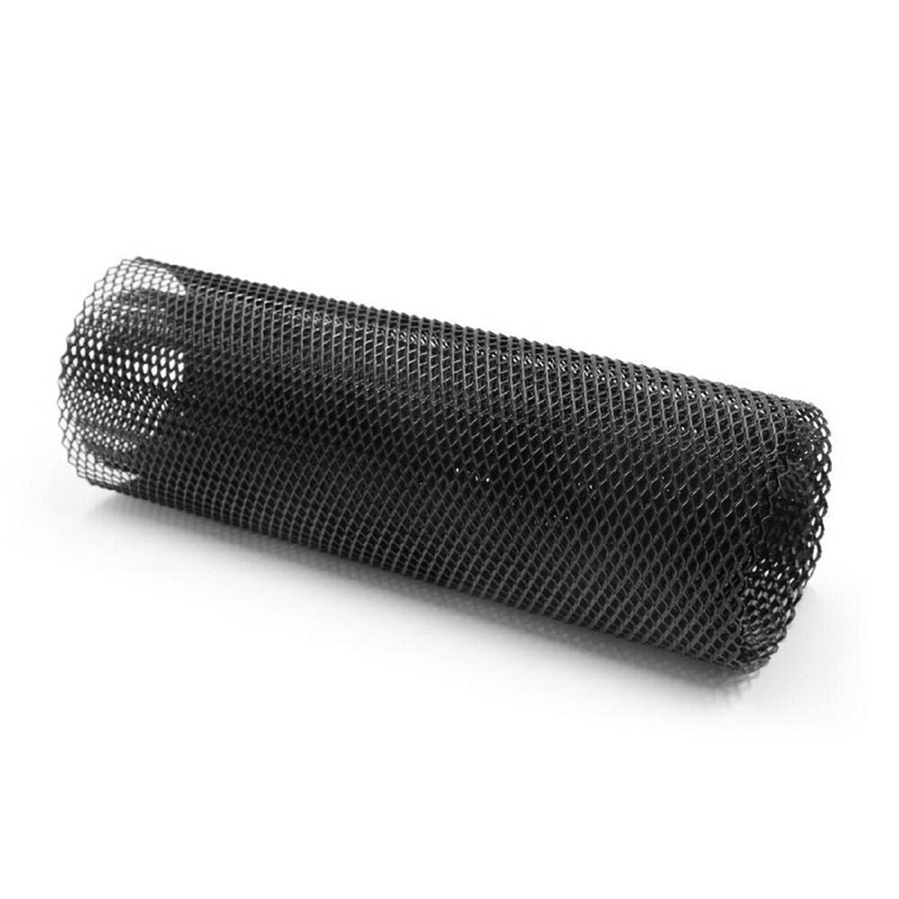 1Black Hexagonal Mesh Car Front Upper Bumper Grille Net Aluminum Grille Section n