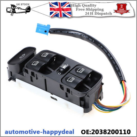 Front Electric Control Window Switch for Mercedes C Class W203 C180 C200 C220