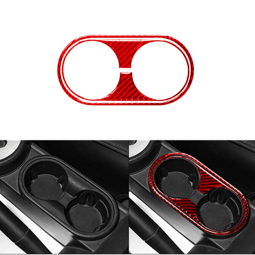 4Pcs Carbon Fiber Inner Door Panel Strip Cover Trim For Taycan 2019-2022 v