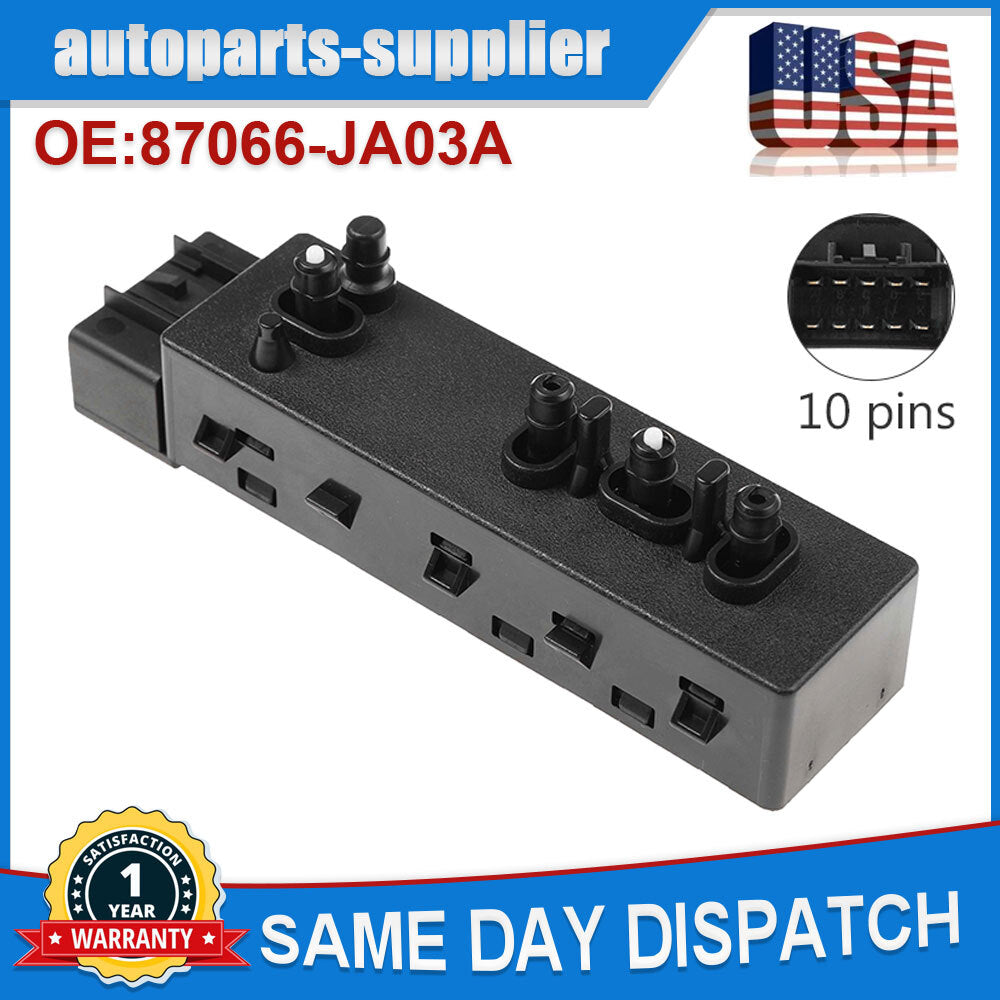 87066-JA03A Power for Seat Switch Driver Side for Nissan Altima 2007 - 2012 Front Left