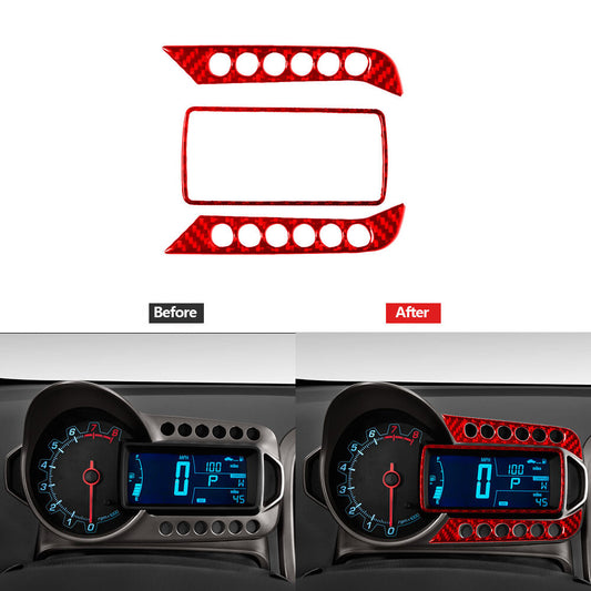 2X Carbon Fiber Rear Door Handle Frame Cover Trim For Ranger 2019-2022 v