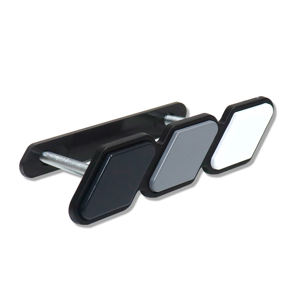 Suitable for Toyota Tacoma 4Runner Tundra. Front grille badge, gray, white, black Q