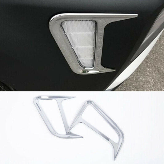 for Hyundai Kona 2018-2021 Chrome Side Light Turn Signals Lamp frame Cover Trim