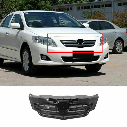 for Toyota for Corolla 2007-2009 Black Front Upper Bumper Grill Grille Replacement