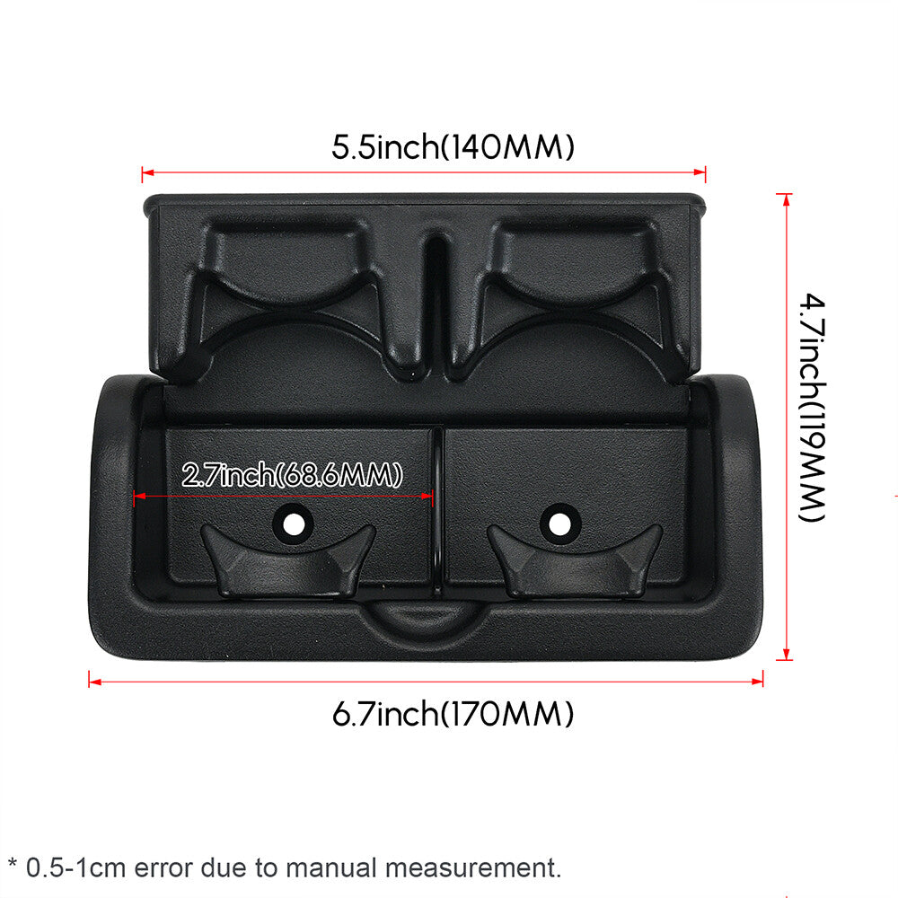Second Console Cup Holder for Infiniti QX56 QX80 2012-2018 for Nissan Armada 17-19