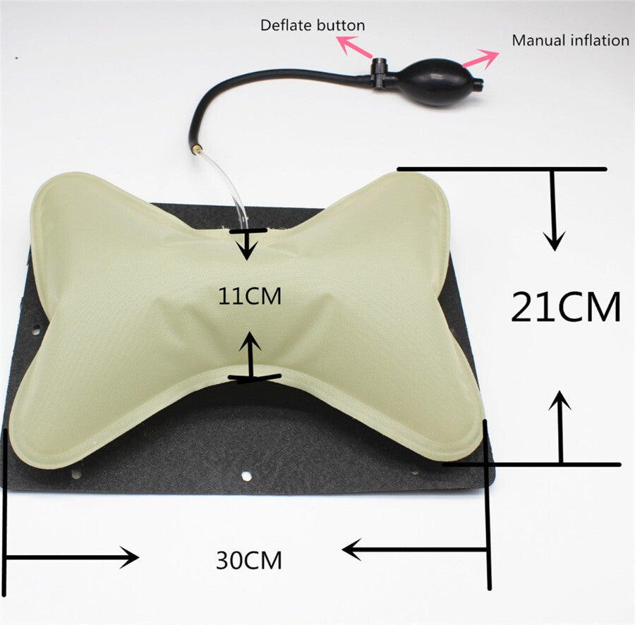 Car for Seat Built-in Air Pressure Cushion Pillow Lumbar Support Manual Inflatable