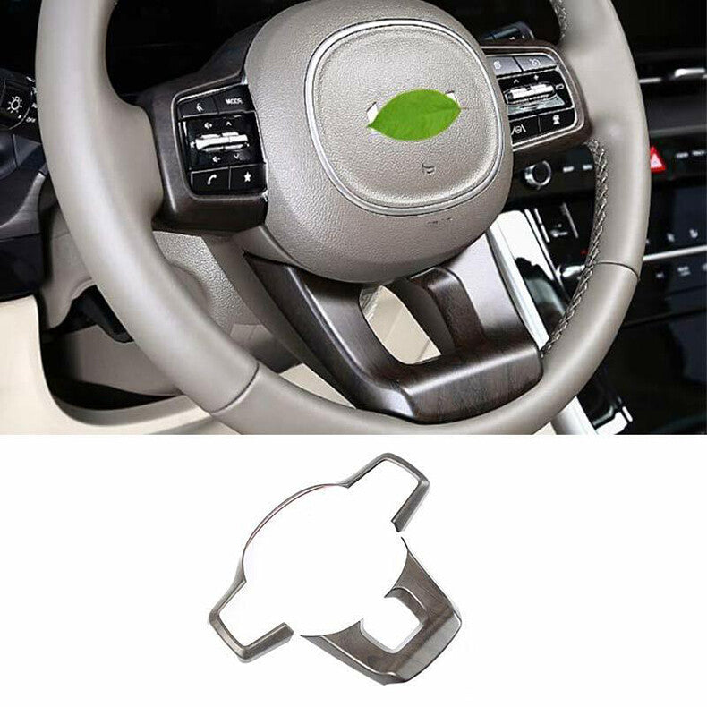 for Kia Carnival 2022-2023 Wood Grain Steering Wheel Button Switch Frame Trim 2x