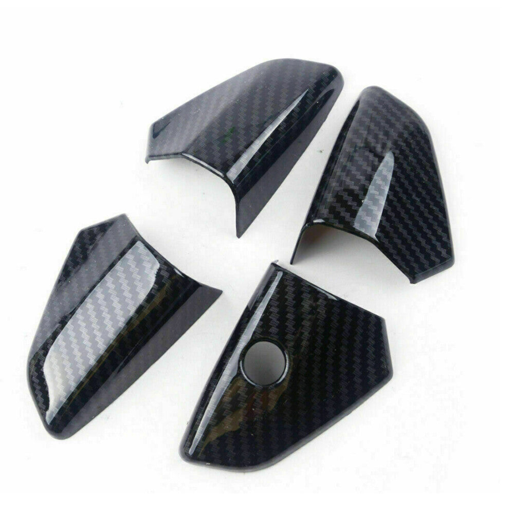 Carbon Fiber Style Door Handle Covers Trims Fit For 2008-2012 for Honda Accord Sedan