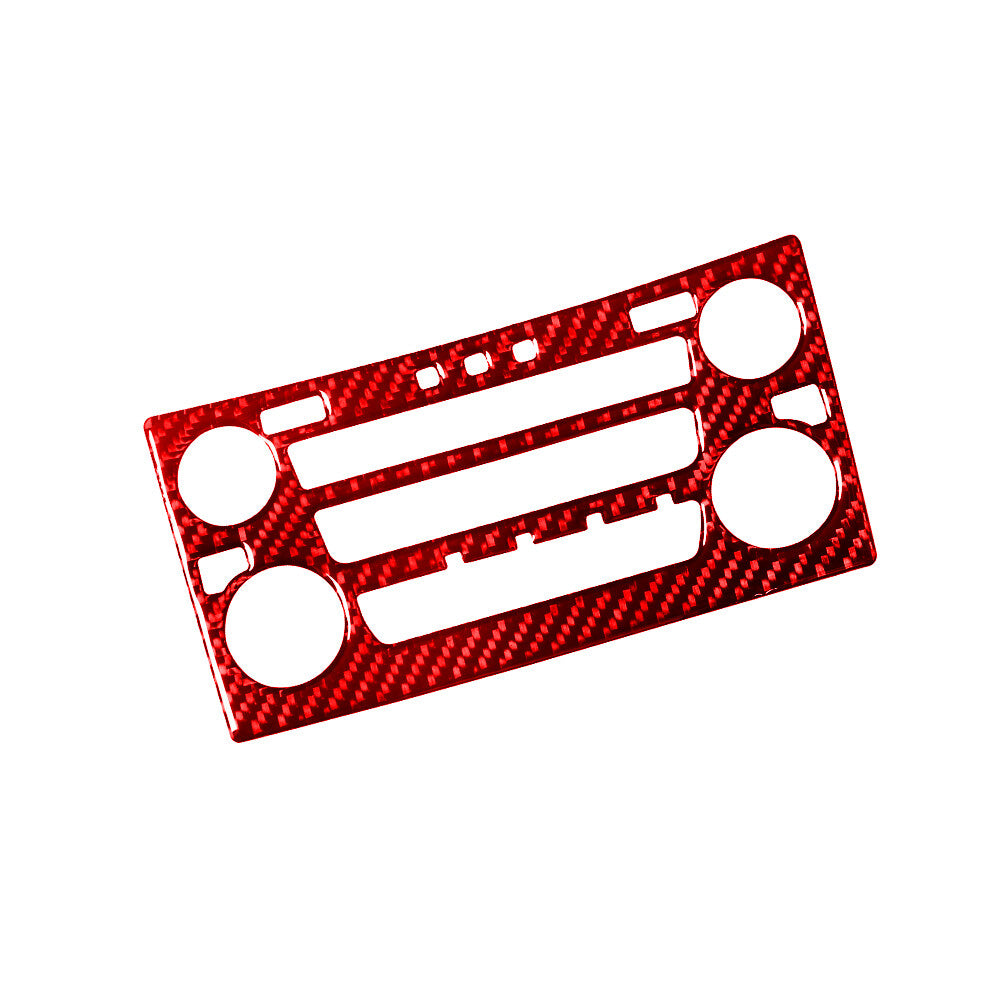 Red painted front bumper lower grille cover trim ABS 2P for Mazda CX-5 2017-2021- v