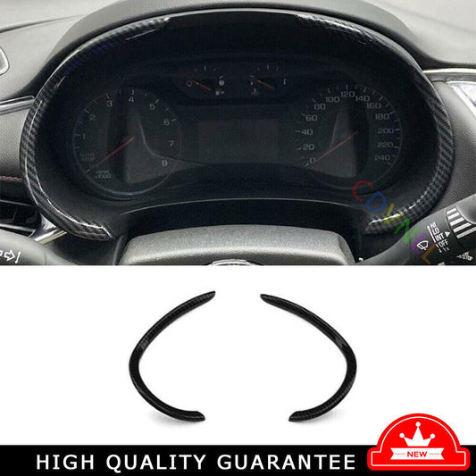 for Chevrolet Malibu 16-2024 Carbon Fiber Inner Dashboard Frame Trim Cover Bezel