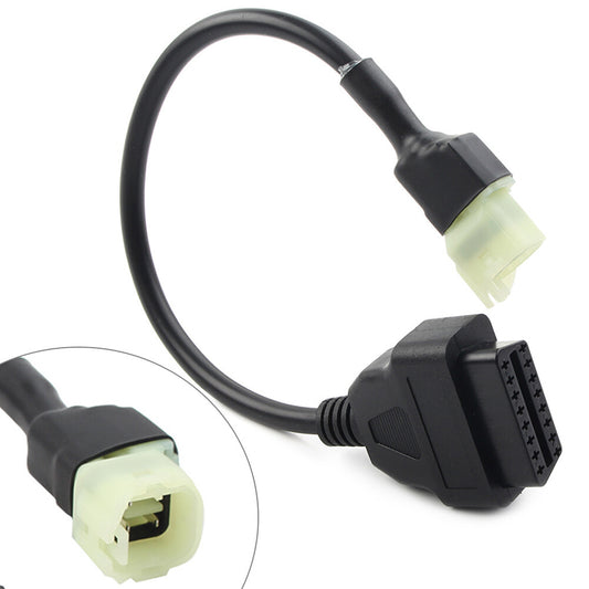 for Honda 4 Pin to 16 Pin OBD2 Cable Connectors Motorcycles Diagnostic Adapter